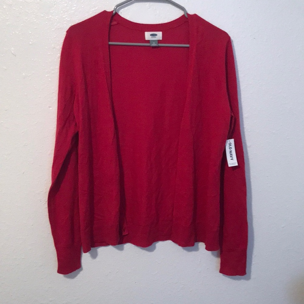 Darker pink cardigan (old navy)